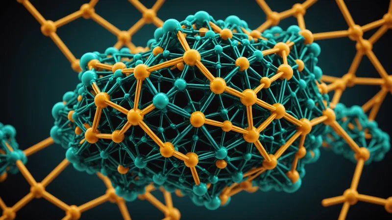 Abstract molecular visualization of cofactor binding pocket redesign